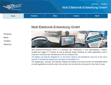 Tablet Screenshot of nickl.de